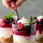 No-Bake Berry Cheesecake Parfaits