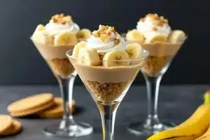 Peanut Butter Banana Pudding Parfaits