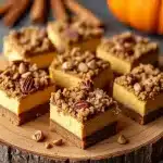 Pumpkin Spice Cheesecake Bars