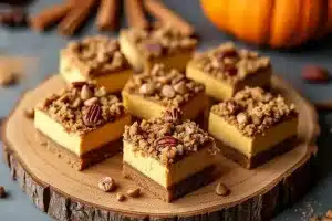 Pumpkin Spice Cheesecake Bars