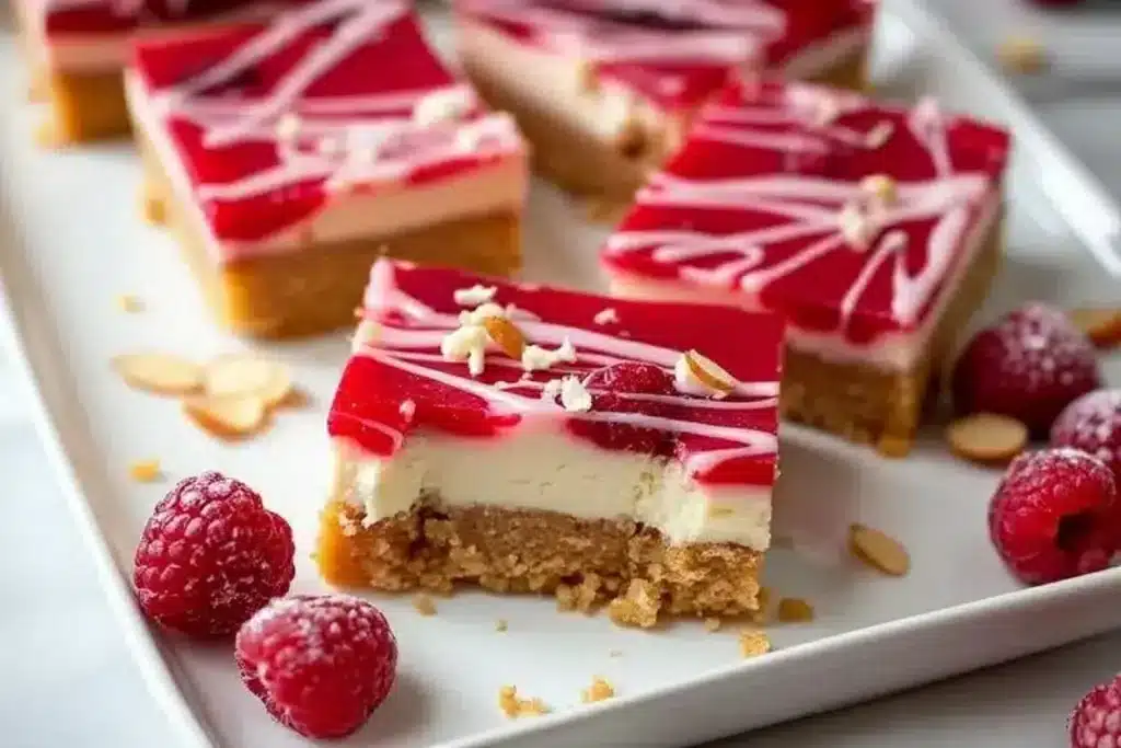Raspberry Almond Dream Bars