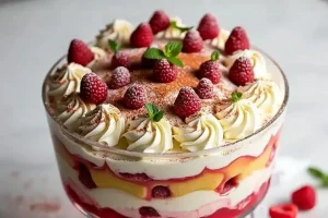 Raspberry Cream Tiramisu