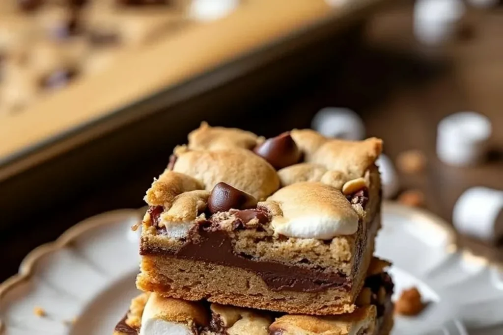 Smores Cookie Bars