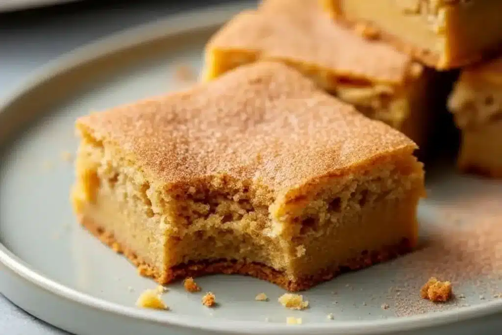 Snickerdoodle Blondies