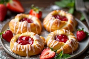 Strawberry Cream Cheese Danish