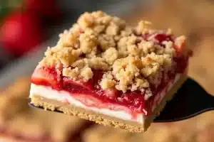 Strawberry Crumble Bars