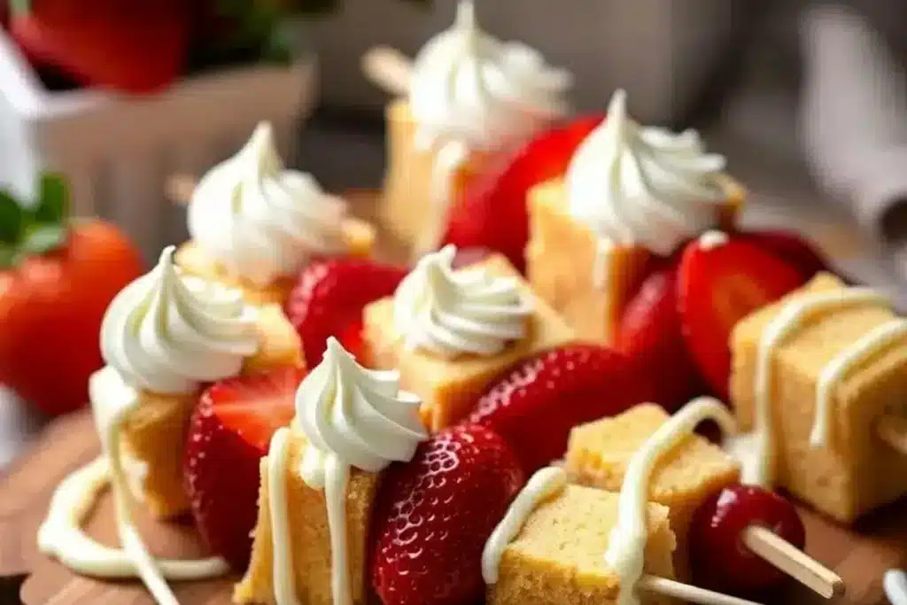 Strawberry Shortcake Kabobs