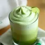 whipped matcha latte