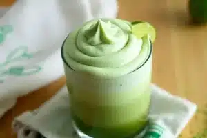whipped matcha latte