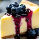 blueberry lemon cheesecake