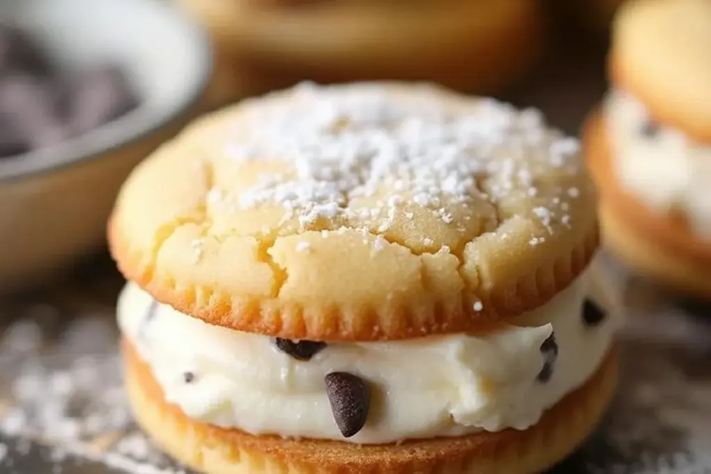 Cannoli Cream Sandwich Cookies