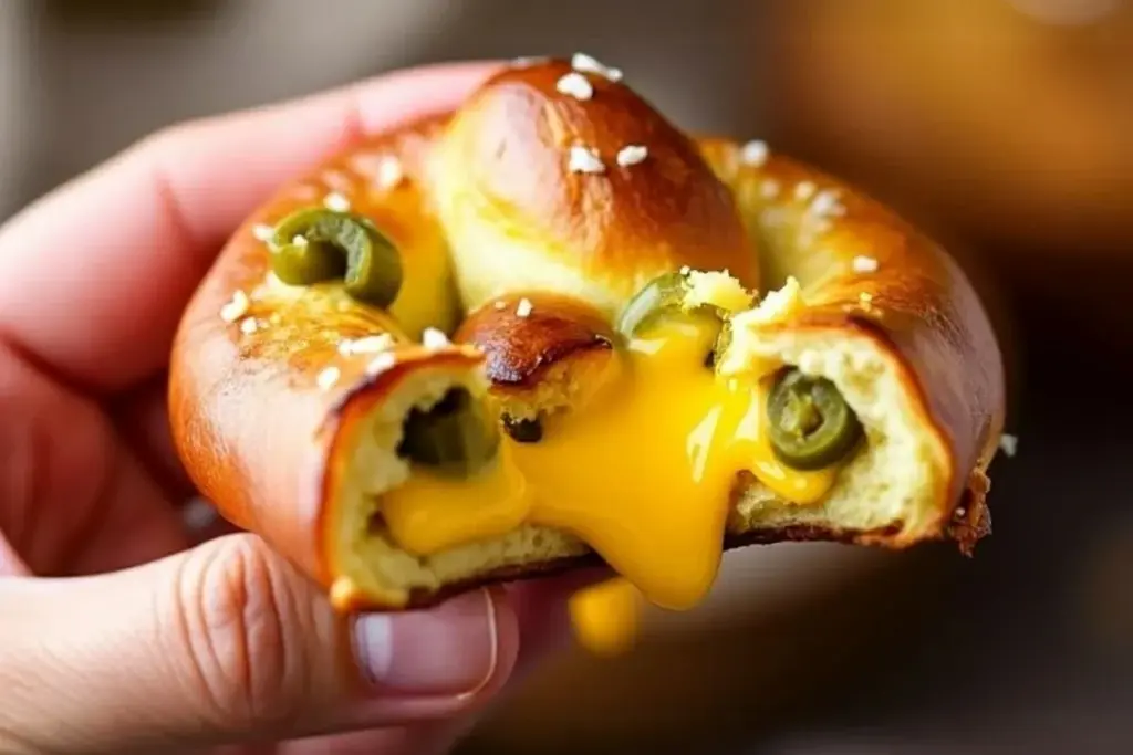 cheddar jalapeño pretzels