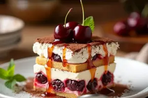 Cherry Amaretto Tiramisu