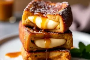 Churro Stuffed French Toast