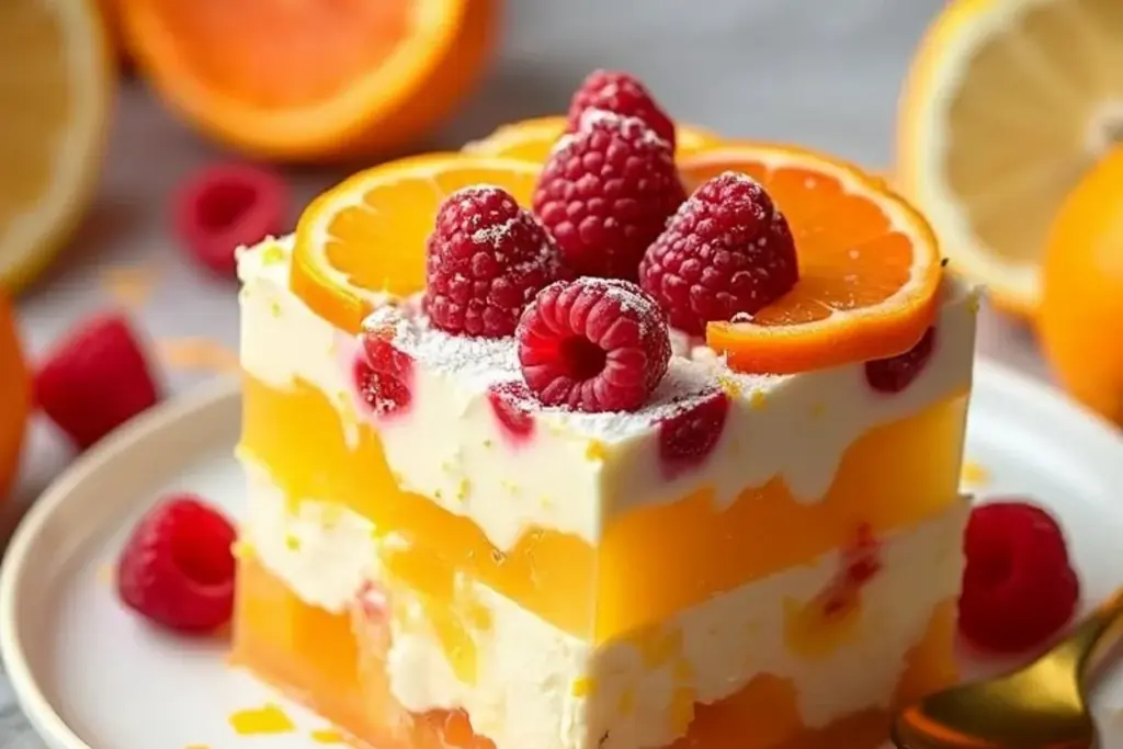 citrus pudding lasagna