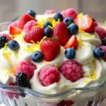 lemon berry cheesecake salad