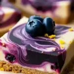 lemon blueberry cheesecake blondies