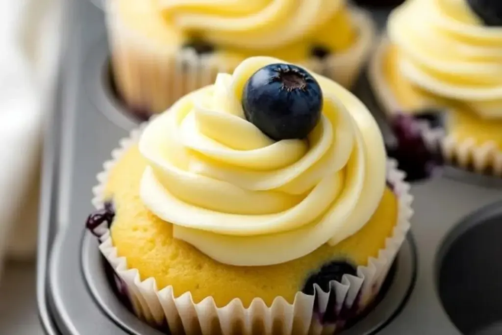 lemon blueberry cupcakes
