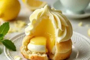lemon cream puffs