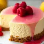 lemon raspberry cheesecake
