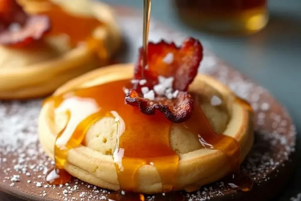 maple bacon pancake cookies