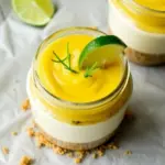 No-Bake Key Lime Pie Cheesecake Jars