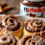 Nutella Stuffed Cinnamon Rolls