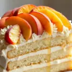 peaches and cream angel food cake