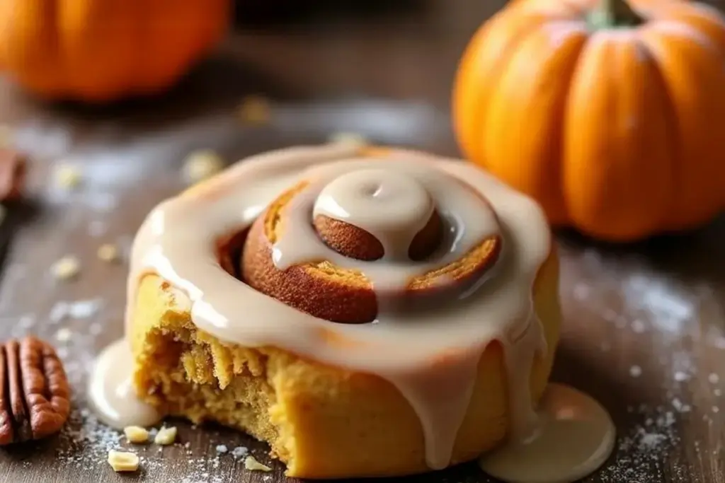 Pumpkin Spice Cinnamon Rolls