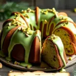 Retro Pistachio Almond Bundt Cake