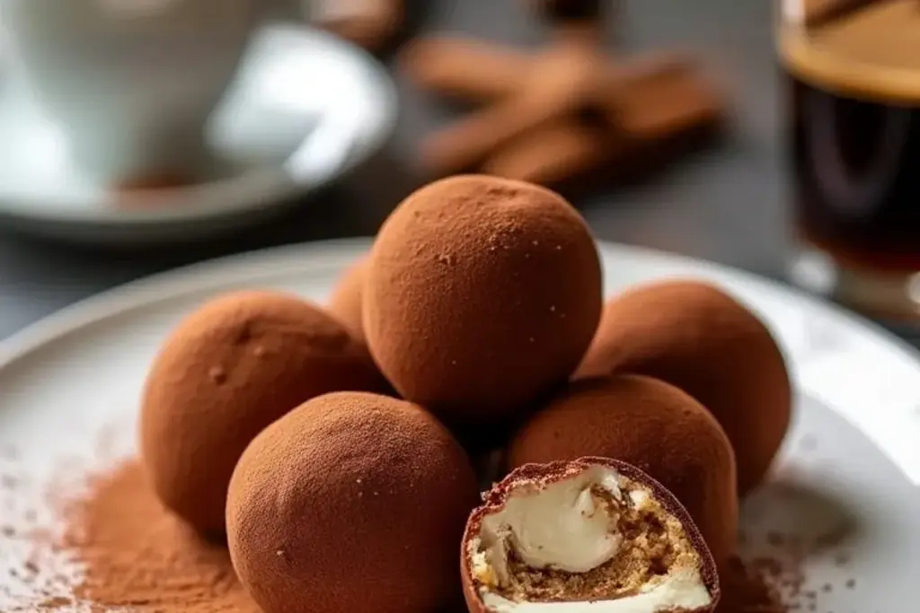 tiramisu balls
