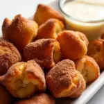 air fryer apple fritter bites