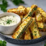 air fryer zucchini fries - featured image