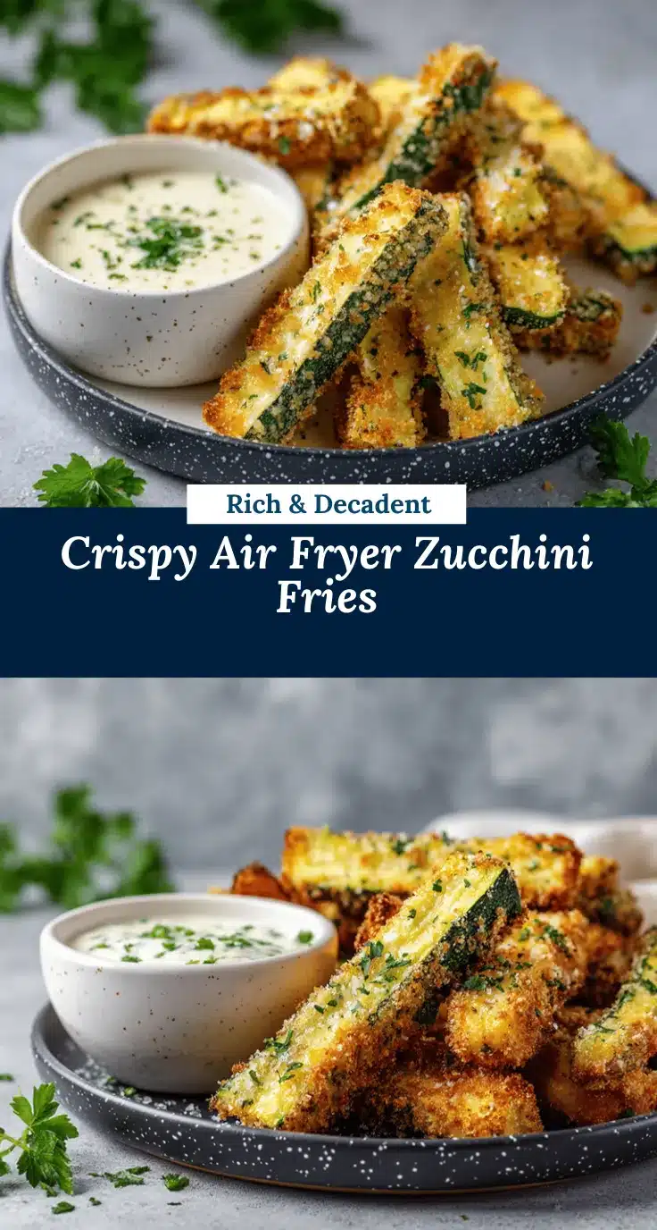 air fryer zucchini fries recipe