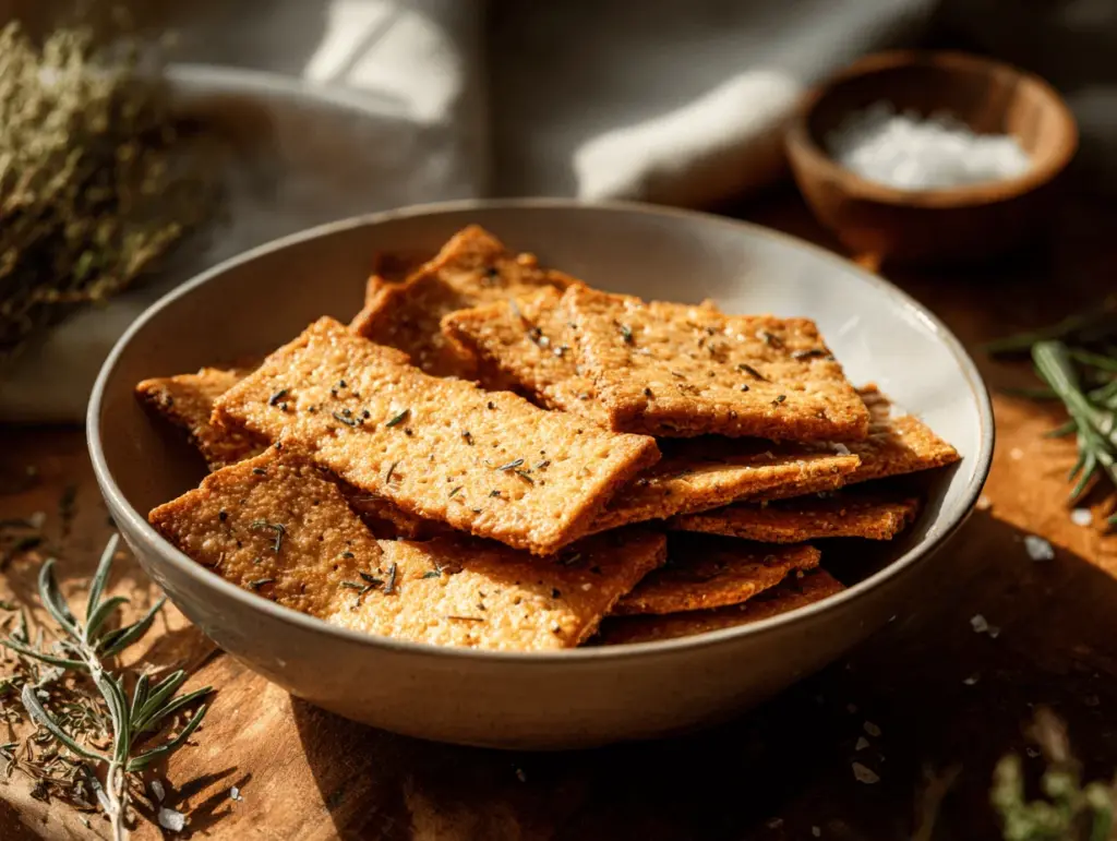 Almond Flour Crackers - featured image