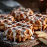 apple fritter waffle donuts - featured image