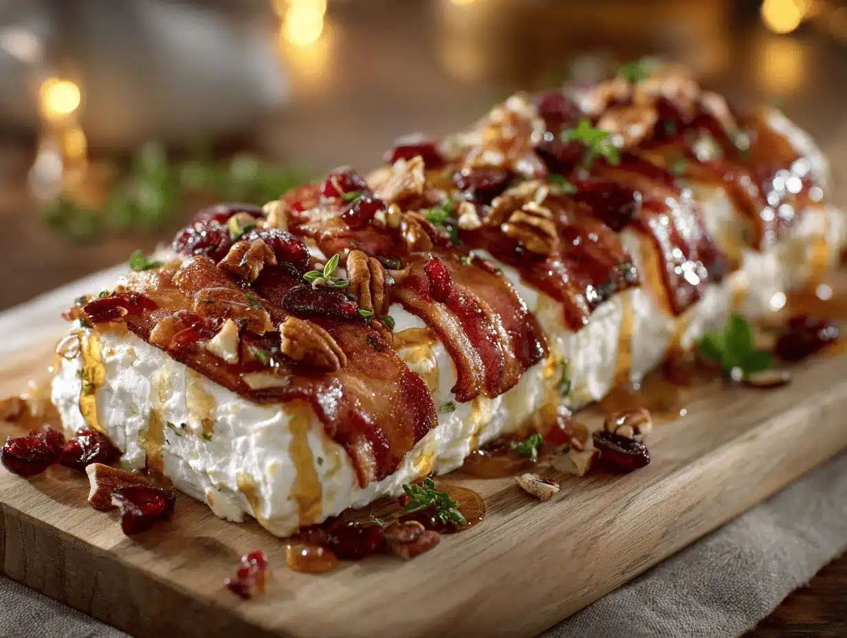 Bacon Goat Cheese Appetizer preparation steps