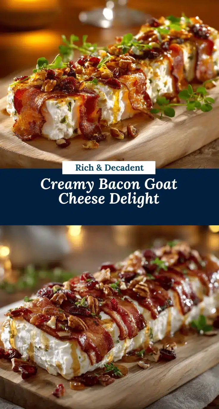 Bacon Goat Cheese Appetizer recipe
