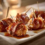 bacon mozzarella poppers - featured image