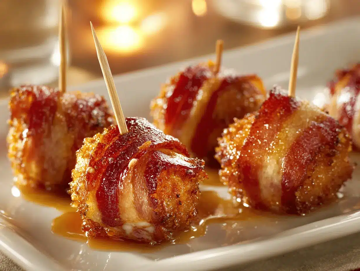 bacon mozzarella poppers preparation steps