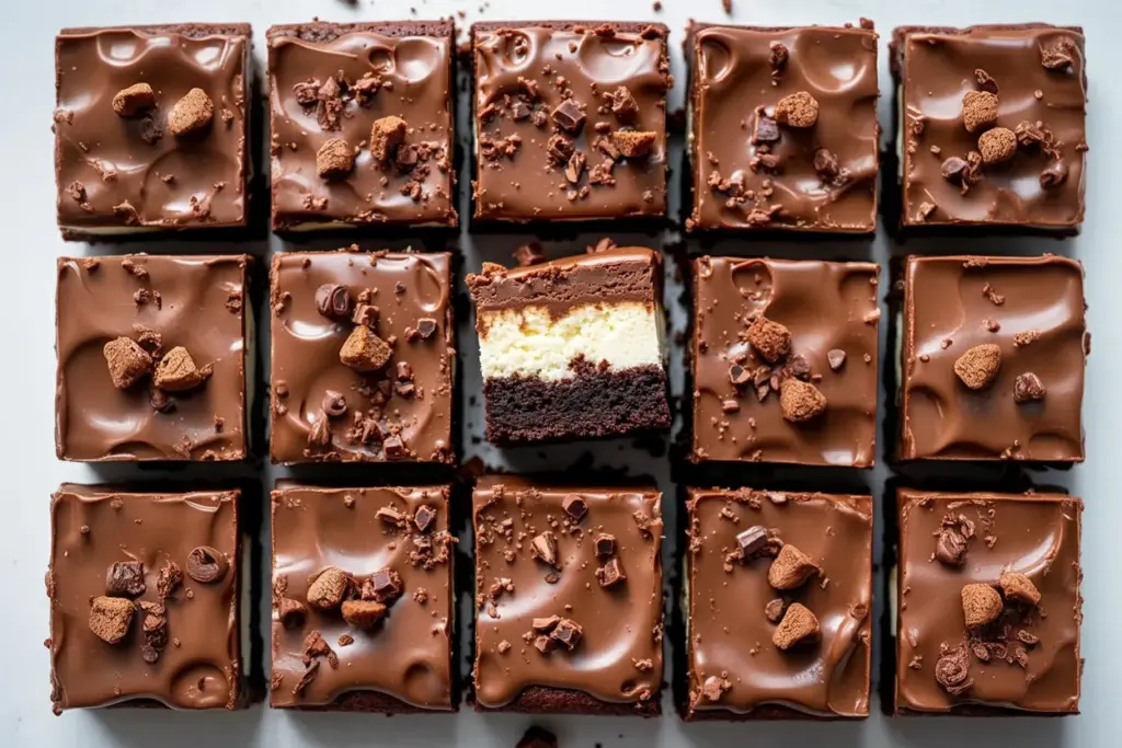 brownie cheesecake bars