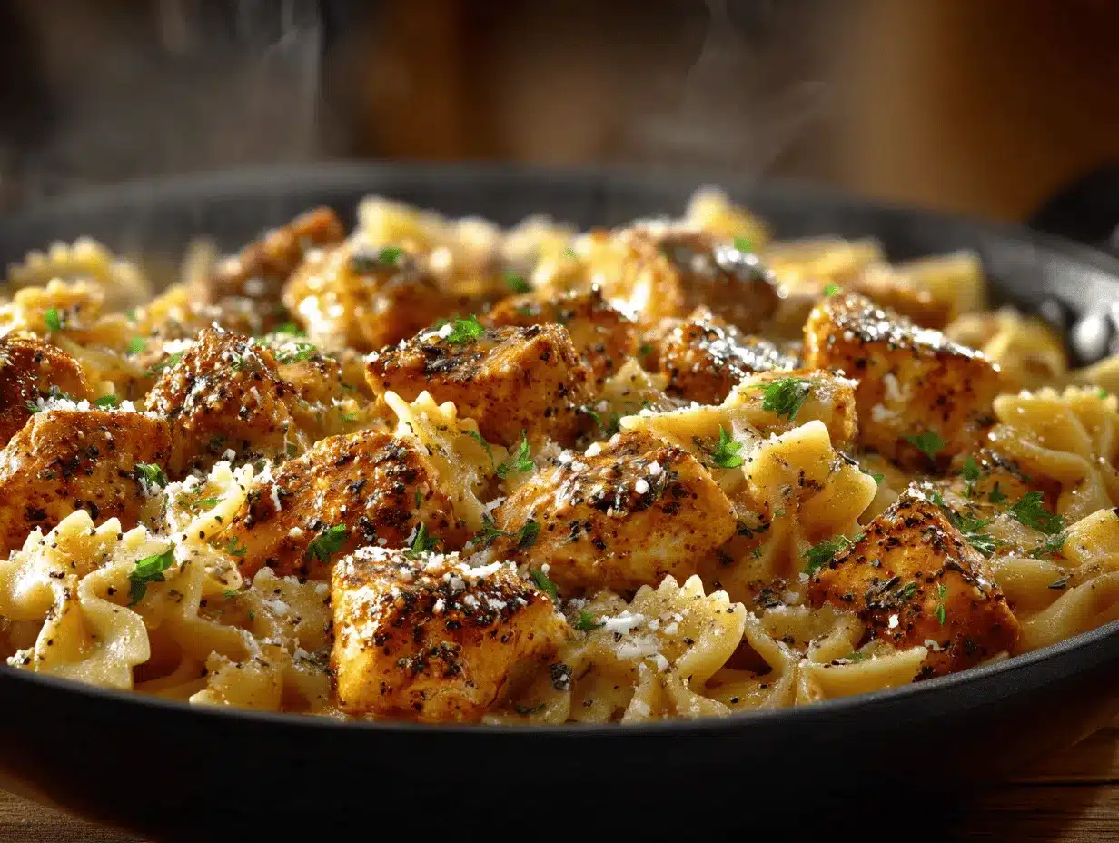 Cajun Chicken Pasta preparation steps