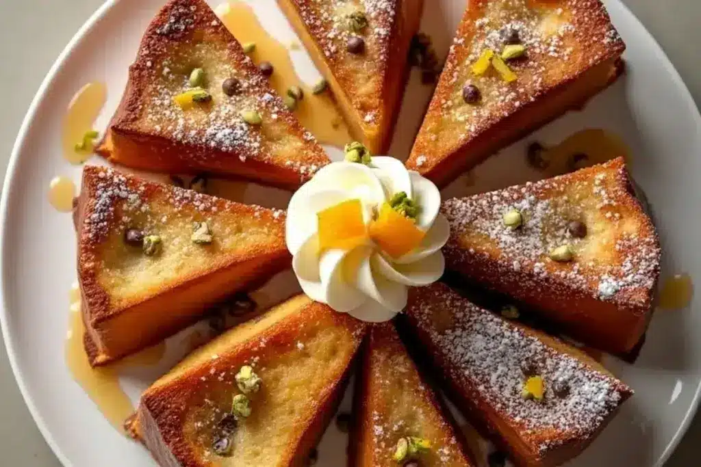 cannoli cream stuffed French toast