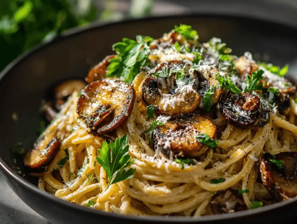 Caramelized Leek Mushroom Pasta - featured image