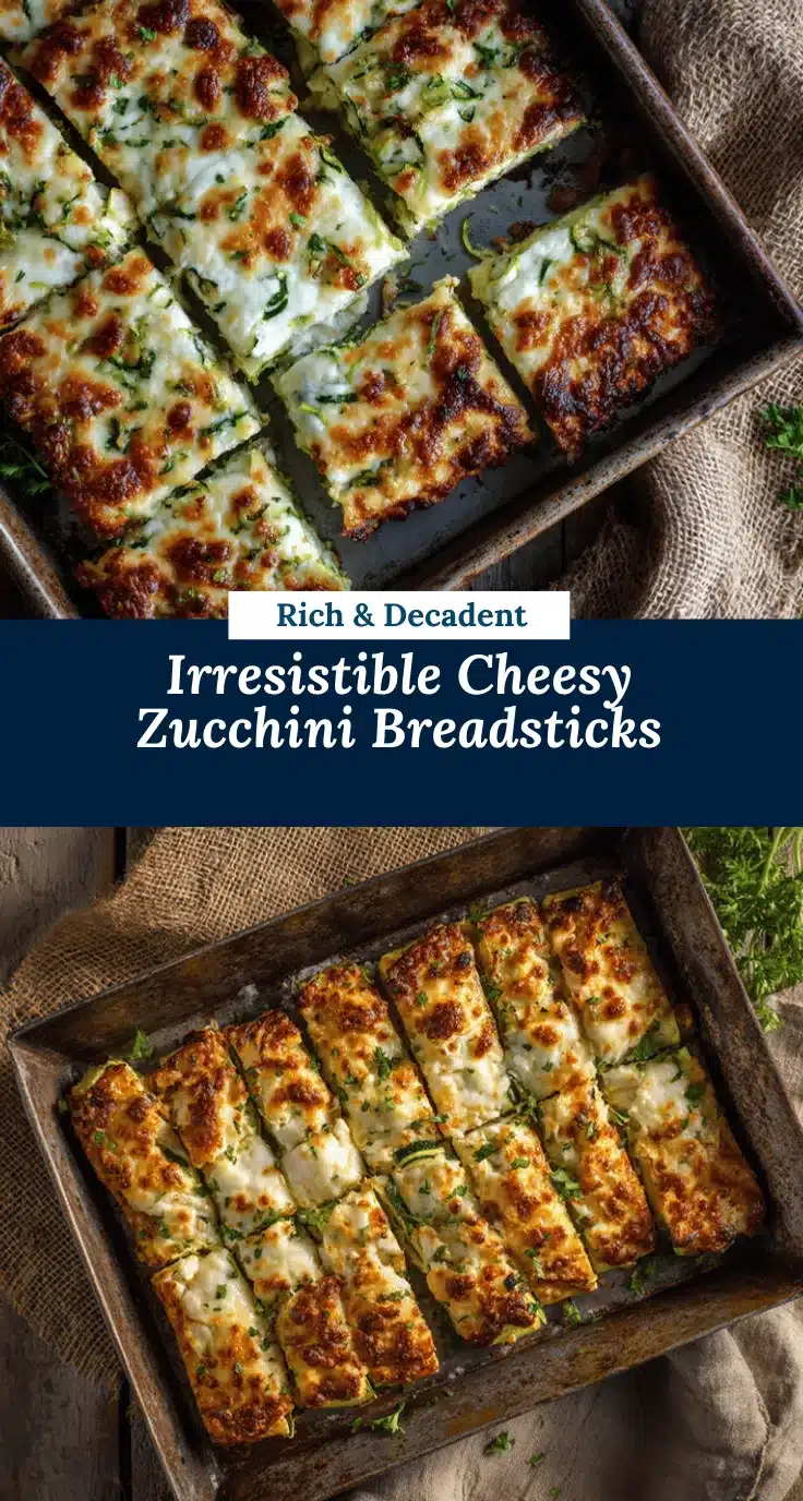 cheesy zucchini breadsticks recipe