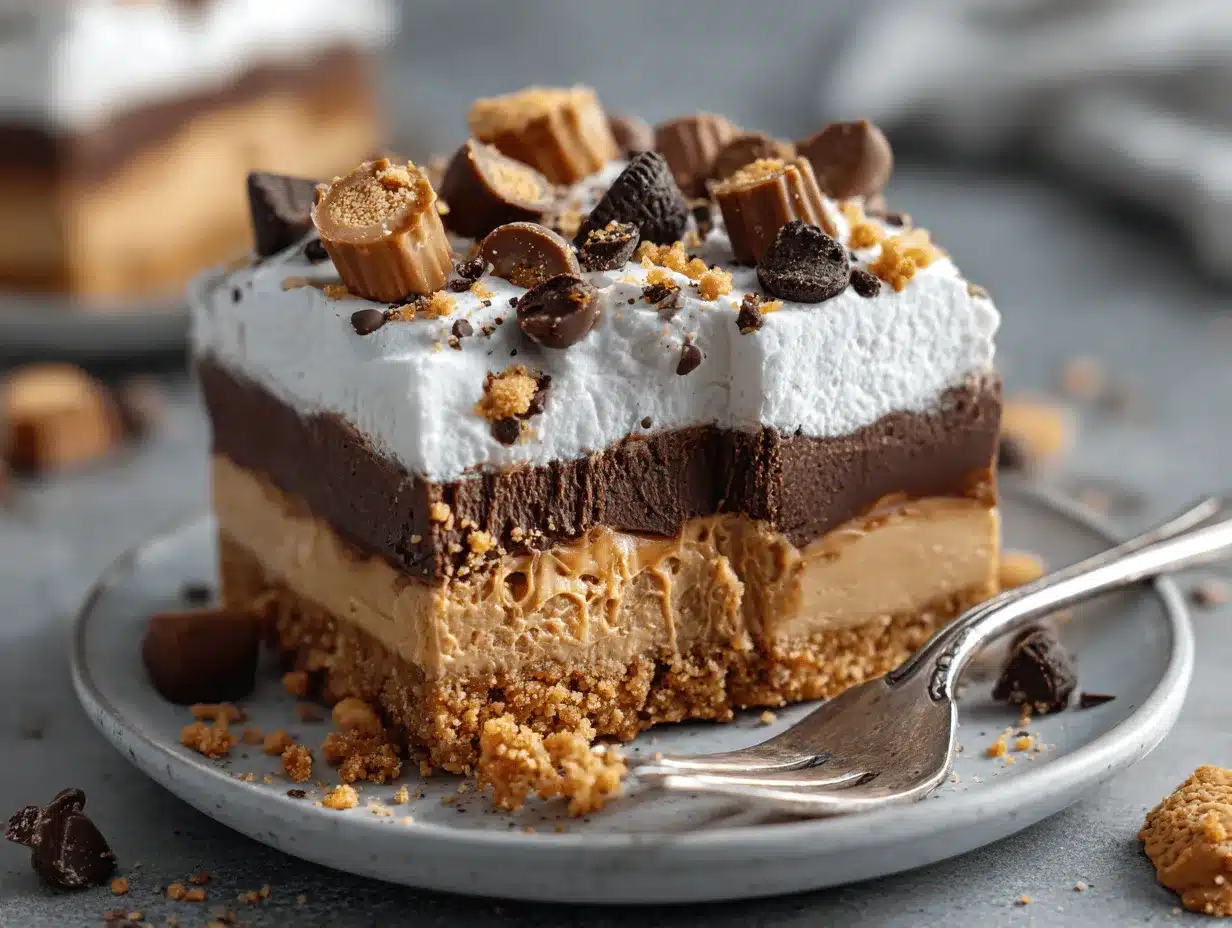 Chocolate Peanut Butter Dream Bars preparation steps