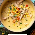 creamy chicken and corn chowder