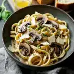 creamy oyster mushroom pasta