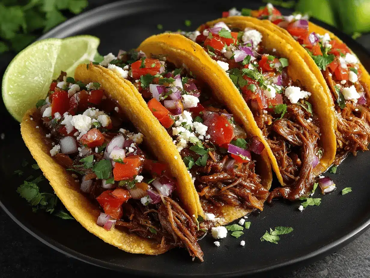 Crock Pot Street Tacos preparation steps