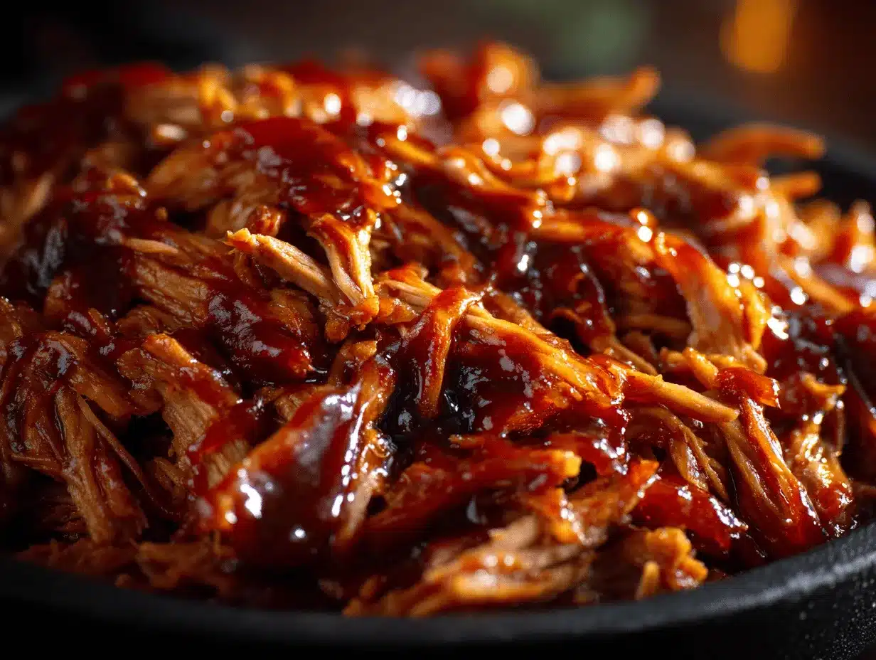 Crockpot BBQ Pulled Pork preparation steps